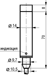 Габариты ISN GF3A-31P-6-LZ